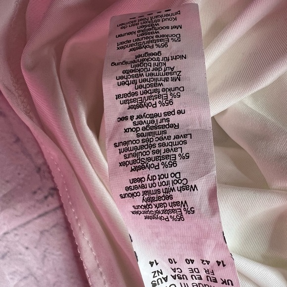 MATERNITY RUCHED ASYMMETRIC MIDI DRESS SZ 10 NWT - Picture 12 of 12